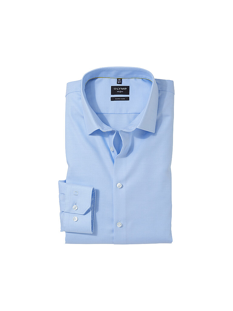 Olymp No.6 Shirt Super Slim Light Blue 42 4